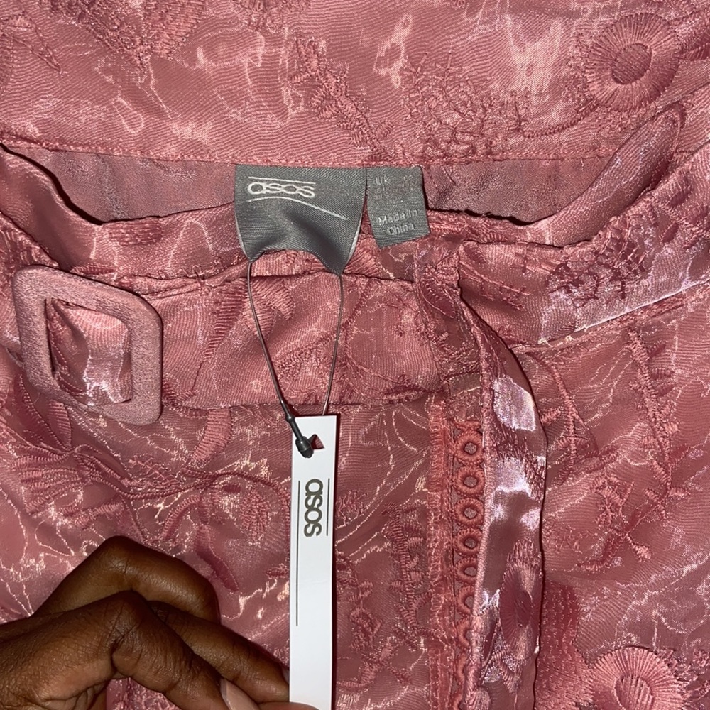✨ NWT ASOS DESIGN Petite Embroidered Midi Skirt - Picture 10 of 11